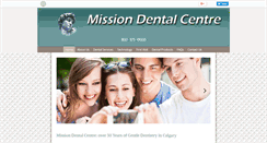 Desktop Screenshot of missiondentalcentre.ca