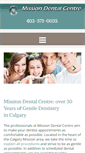 Mobile Screenshot of missiondentalcentre.ca